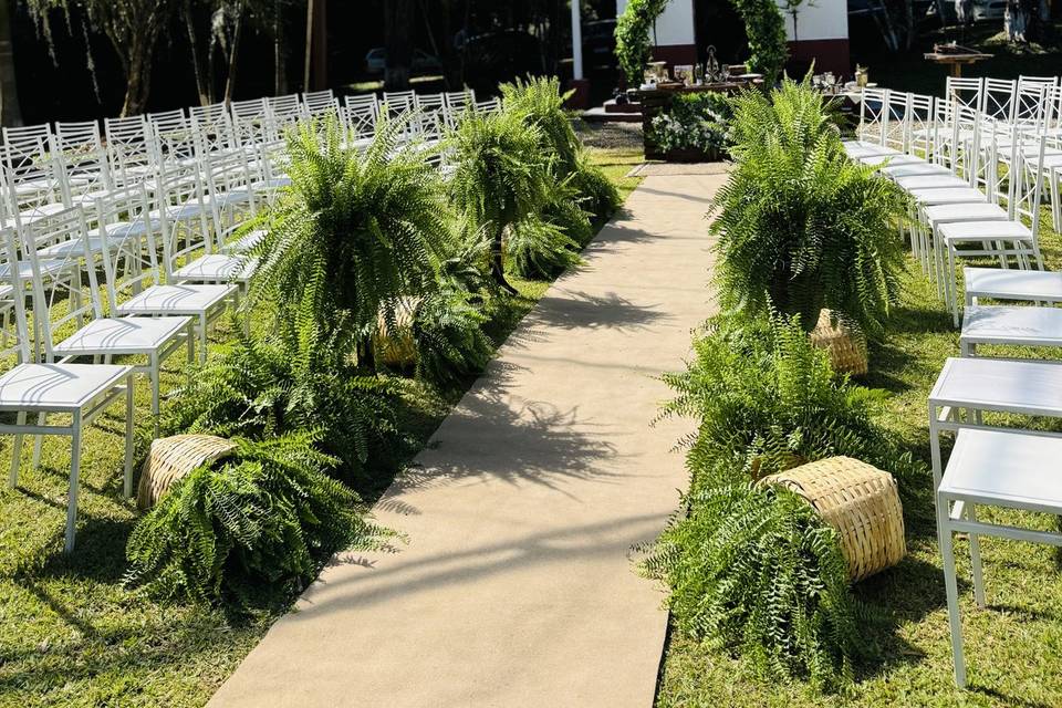 Cerimônia ao ar livre