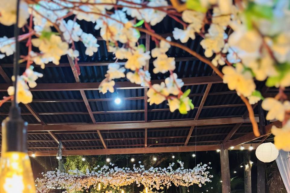 Detalhes mesa do bolo