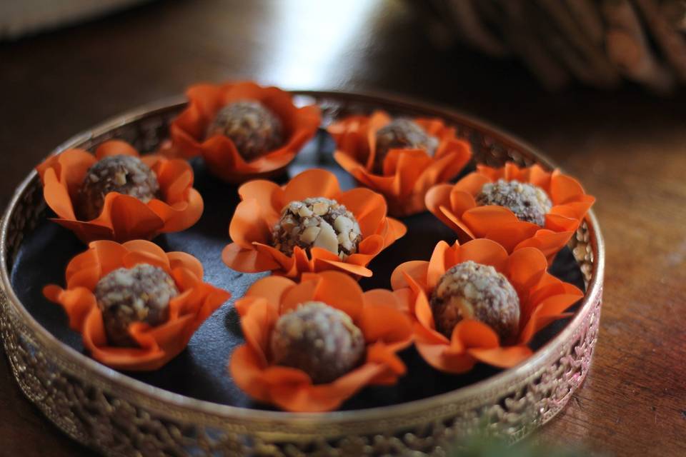 Brigadeiro de cacau e castanha