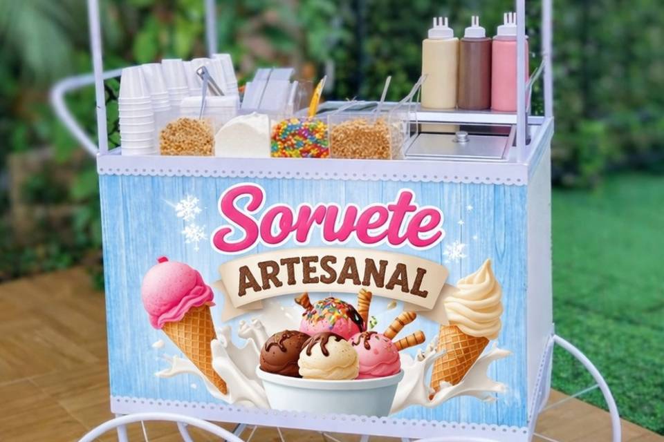 Sorvete artesanal