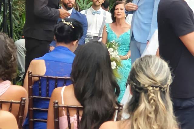 Celebrando o amor.