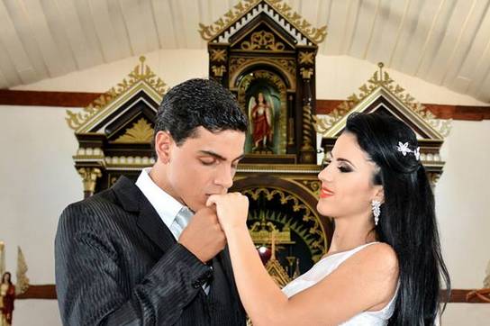 No dia do casamento