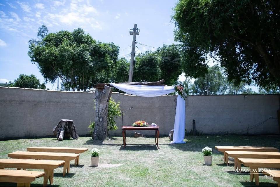 Espaço da cerimônia