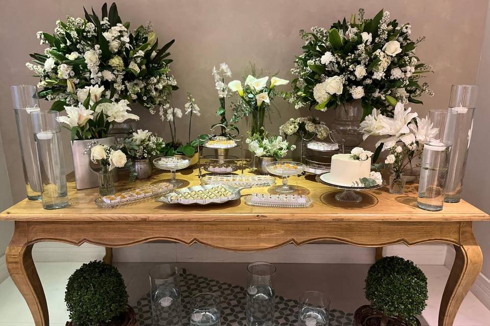 Mesa de doces classica