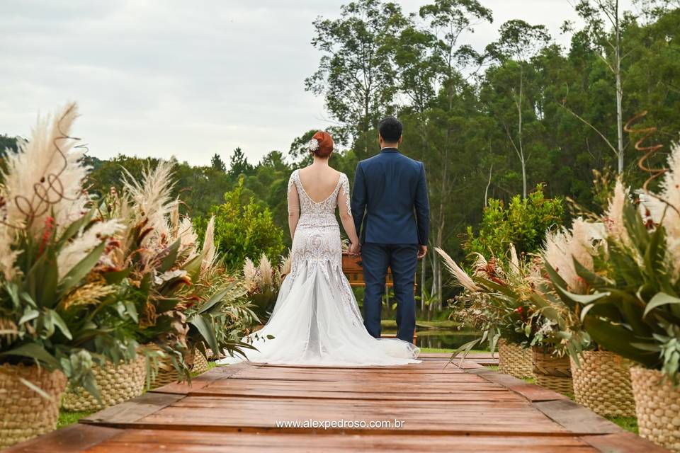 Casamento ao ar livre