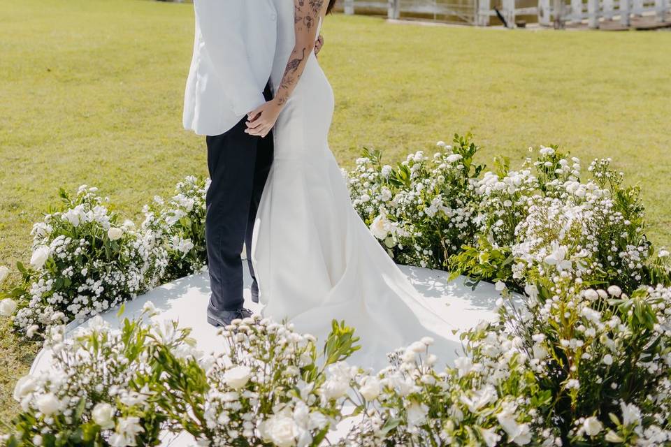 Casamento ao ar livre