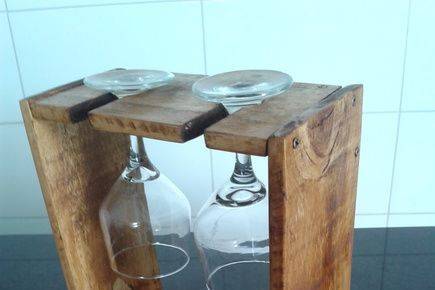 Suporte para vinho - caixa