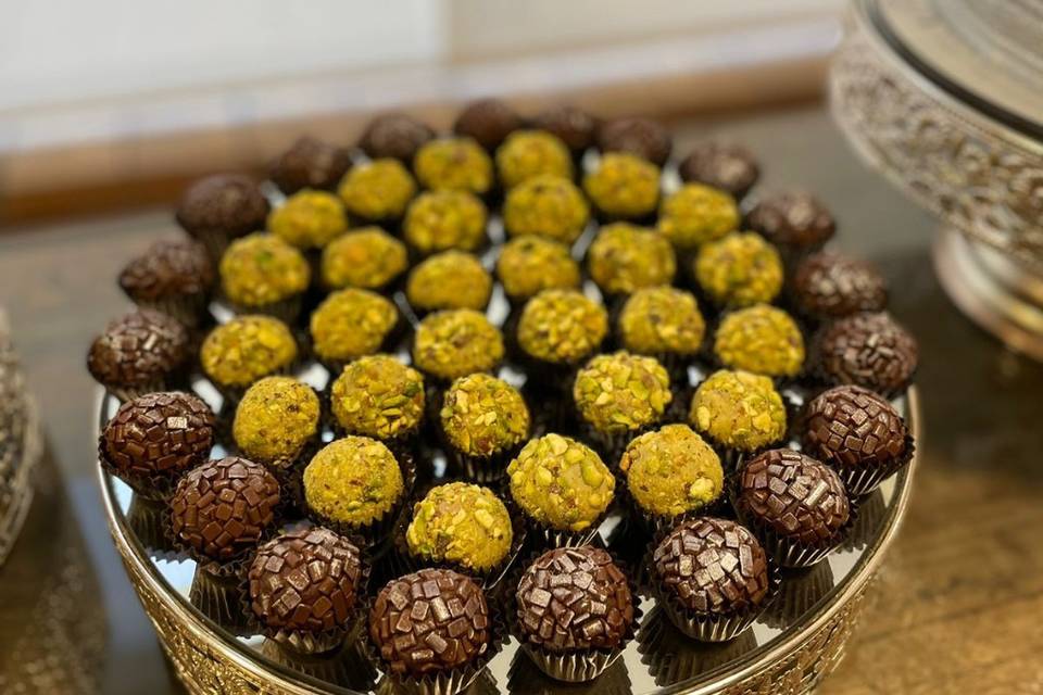 Brigadeiro e pistache