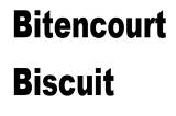 Bitencourt Biscuit - Topo de bolo