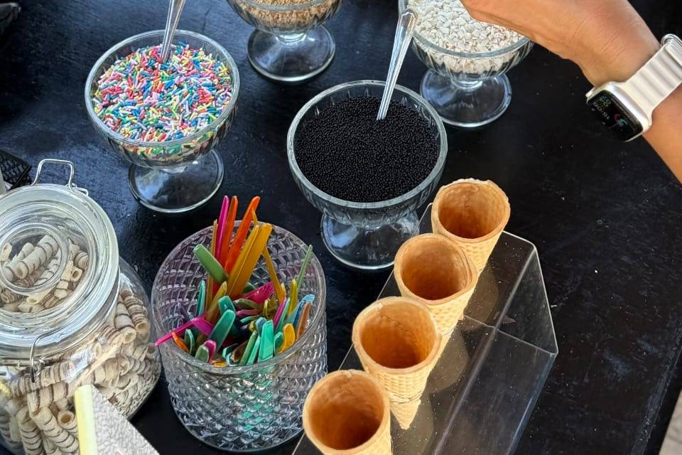Sorvete e açaí