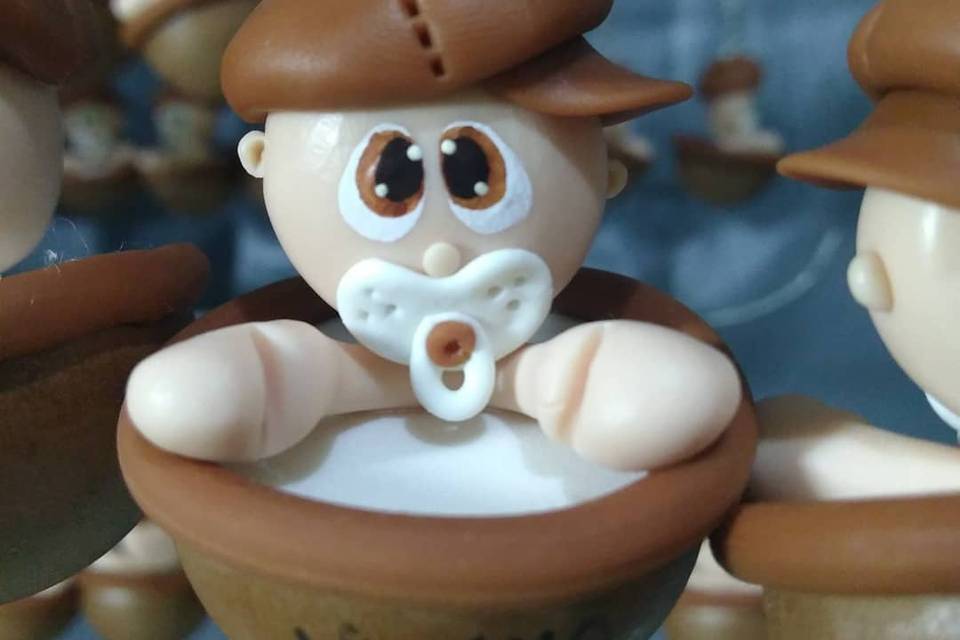 Lembranças em biscuit