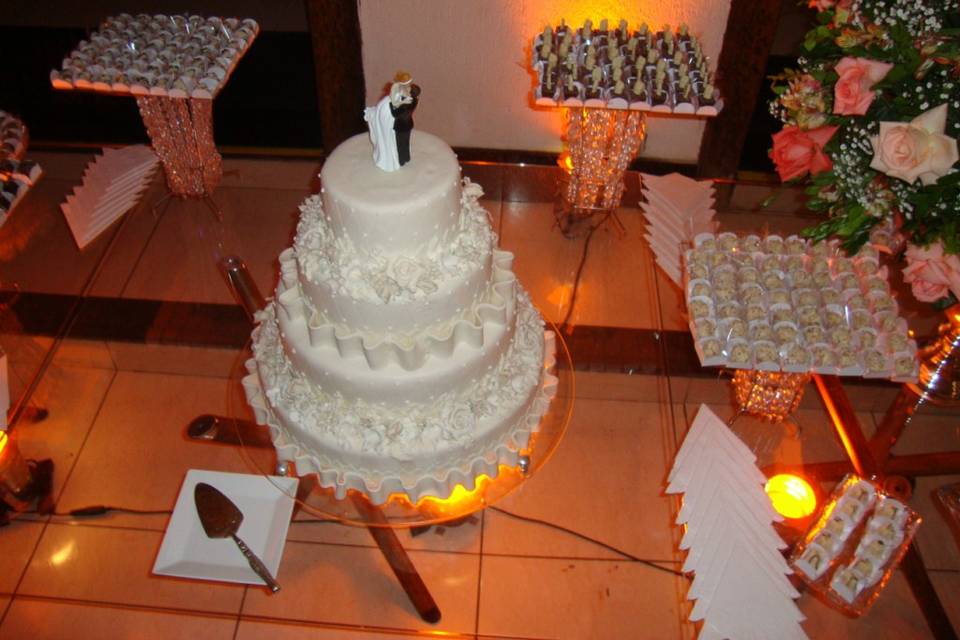 Mesa de bole e doce