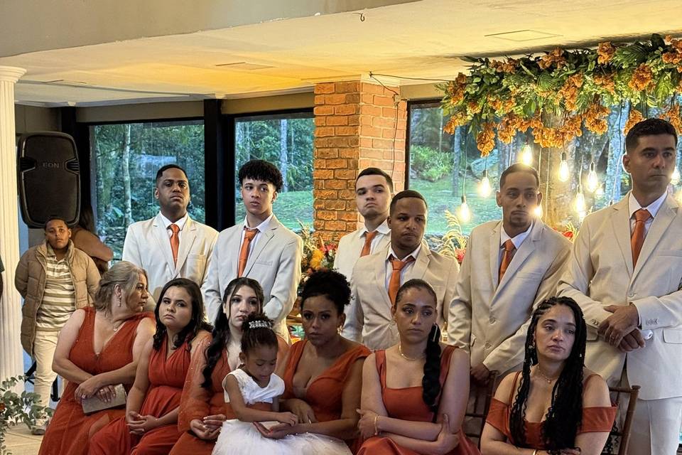 Madrinhas Jaziel e Ana Beatriz