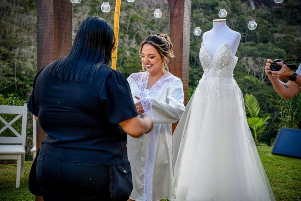 Making of da noiva Rosana