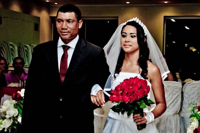 No dia do casamento