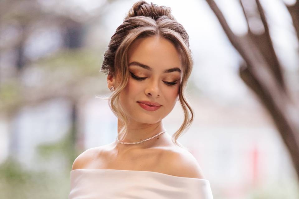 Vestido de noiva minimalista