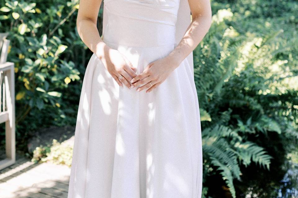 Vestido de noiva moderno