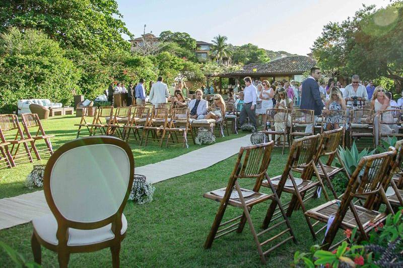 Casamento na praia azul