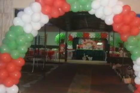 Decoração com balões