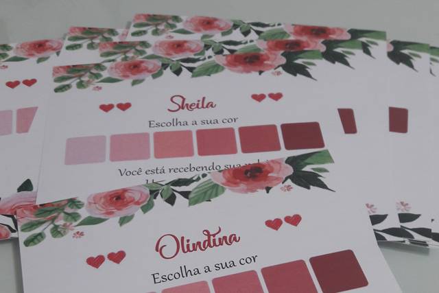 Paleta para madrinhas