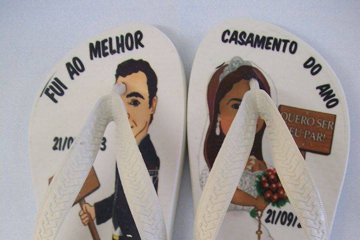 Chinelos personalizados