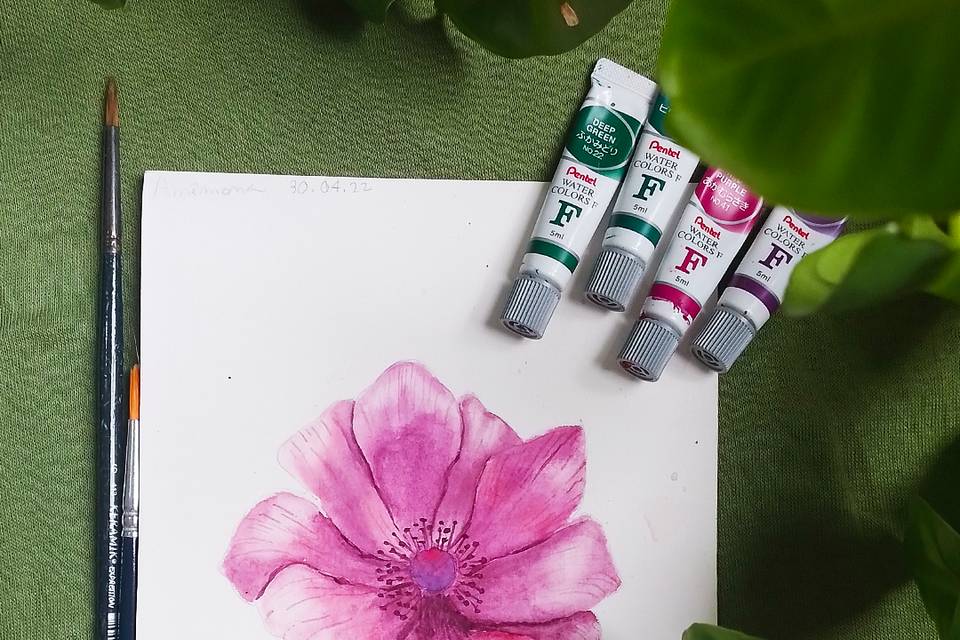 Aquarela para lembrancinha