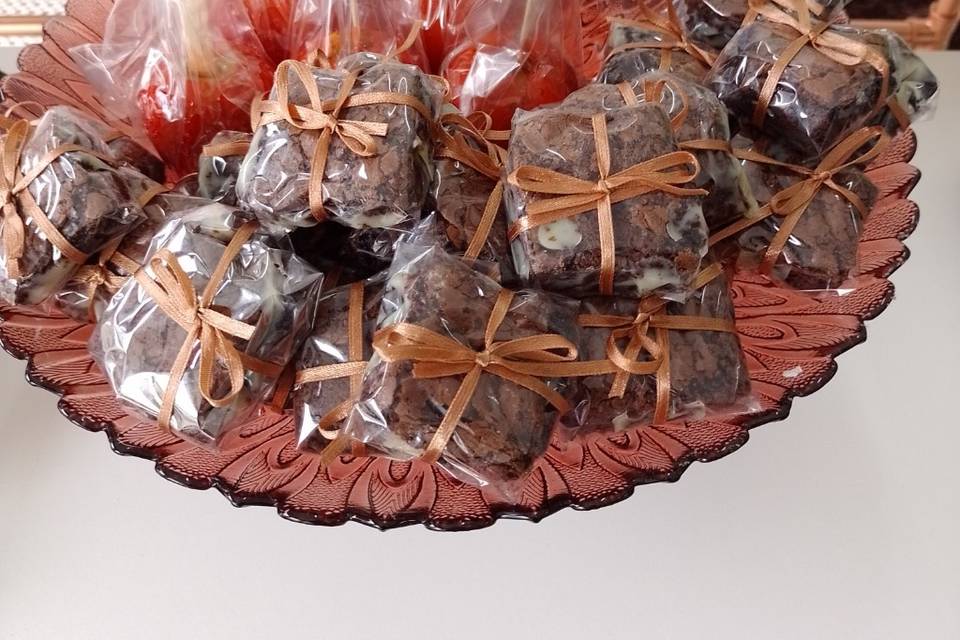 Brownie para lembrancinha