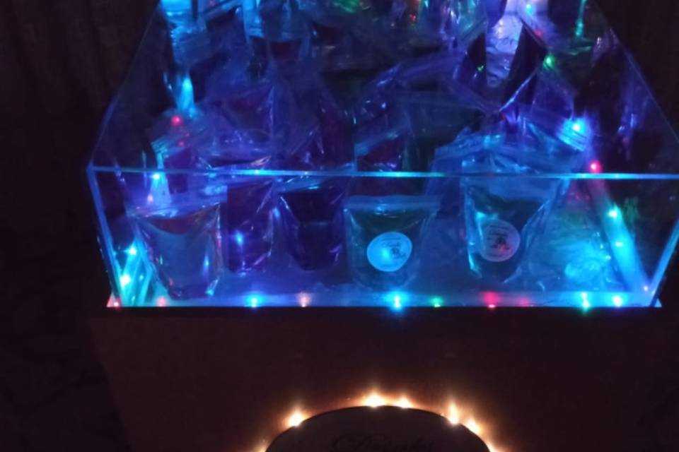 Bar Móvel de drinks no saquinh
