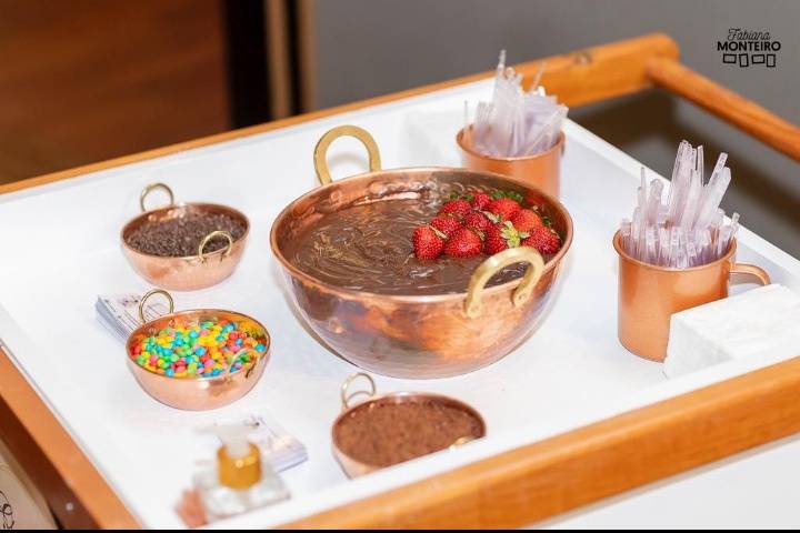 Brigadeiro no tacho de cobre