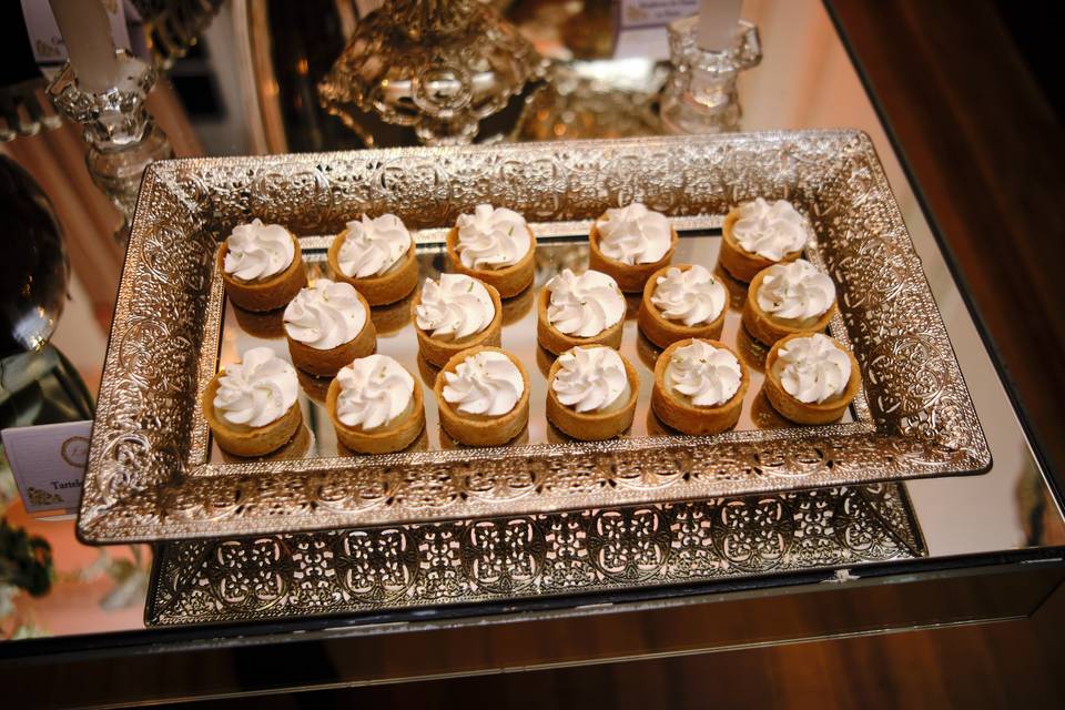 Detalhe da mesa de doces