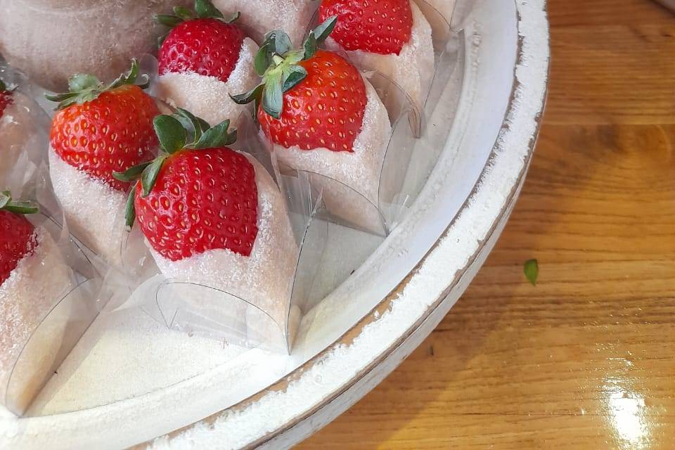 Brigadeiro com Morango