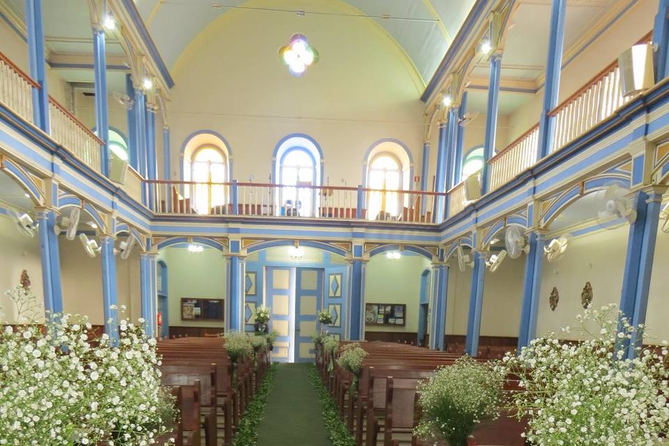 Decoração igreja rústica