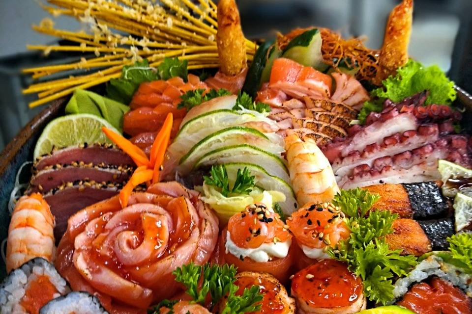 Opção c/ sashimi