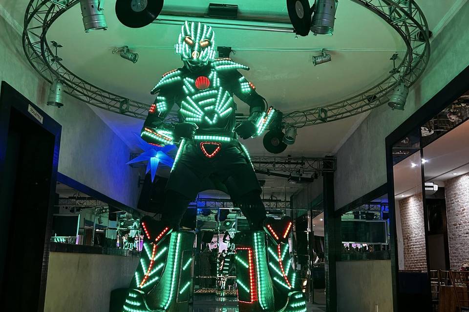 Robô de Led Megazord