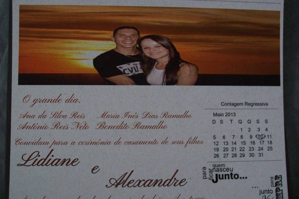 Calendário com Foto