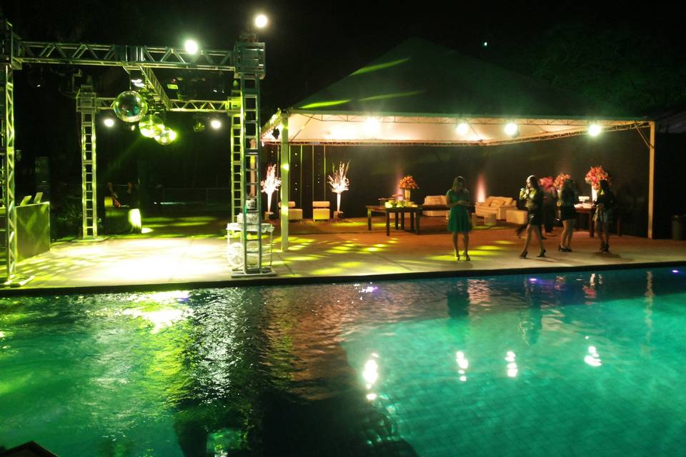 Iluminação p/piscina