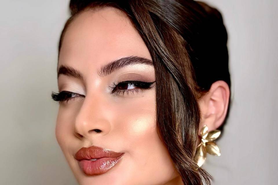 Penteado + make