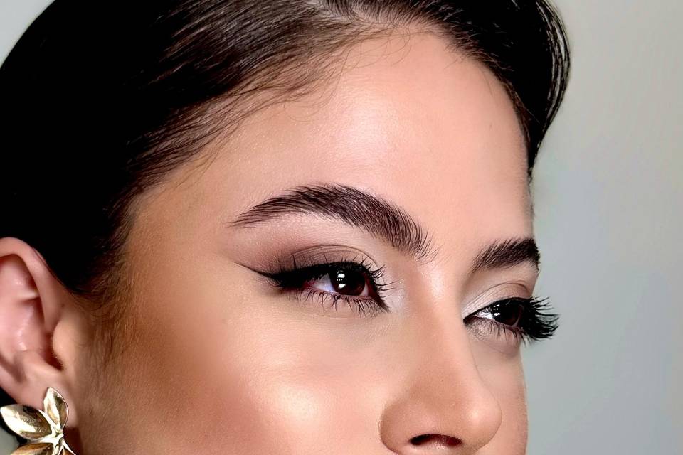 Penteado + make