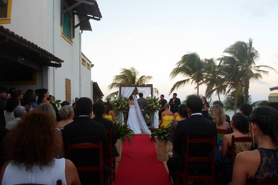 Altar para o casamento