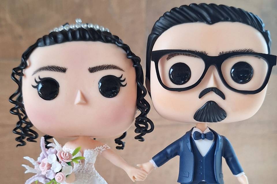 Noivinhos personalizados Pop