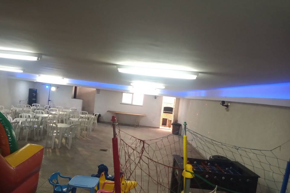 Salão para pequenos eventos