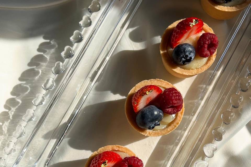 Tartelette de frutas vermelhas
