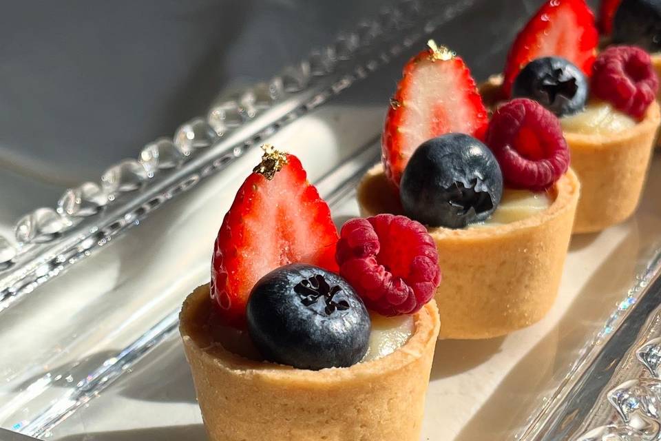 Tartelette de frutas vermelhas
