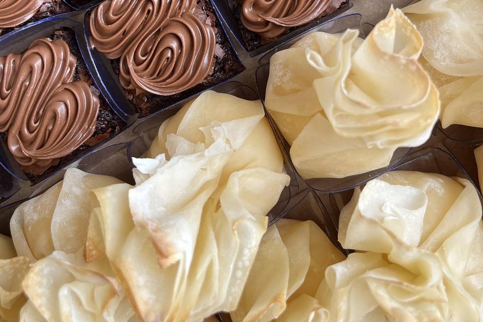 Trouxinha de coco com abacaxi