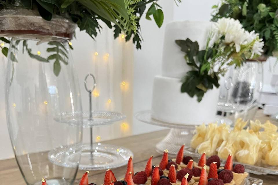 Tartelette de frutas vermelhas