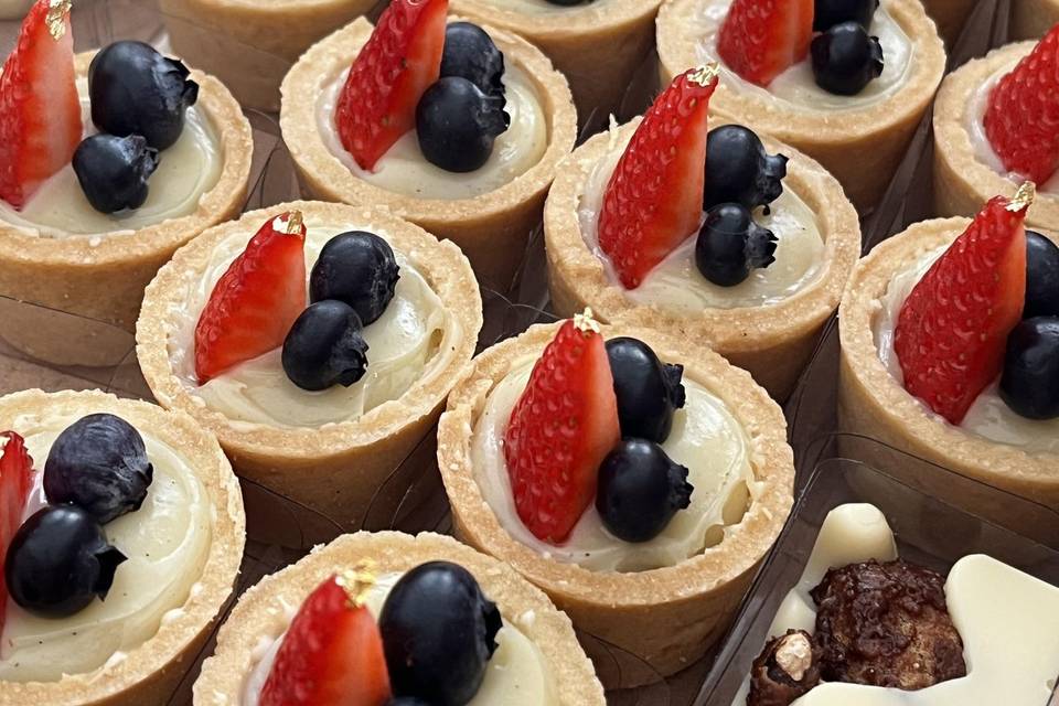 Tartelette de frutas vermelhas