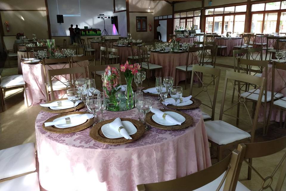 Terraço de eventos e decoração