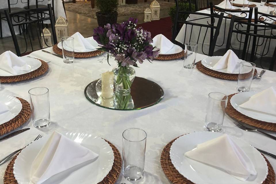Mesas decoradas