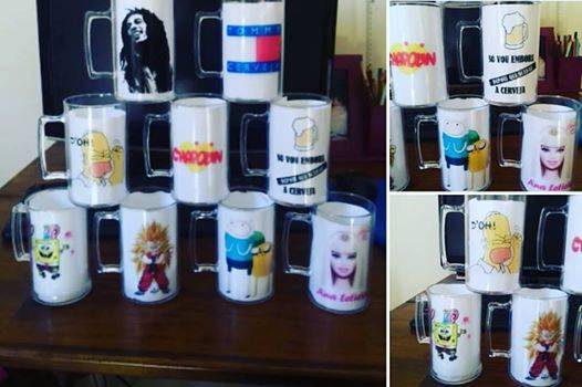 Caneca Acrílica vários temas