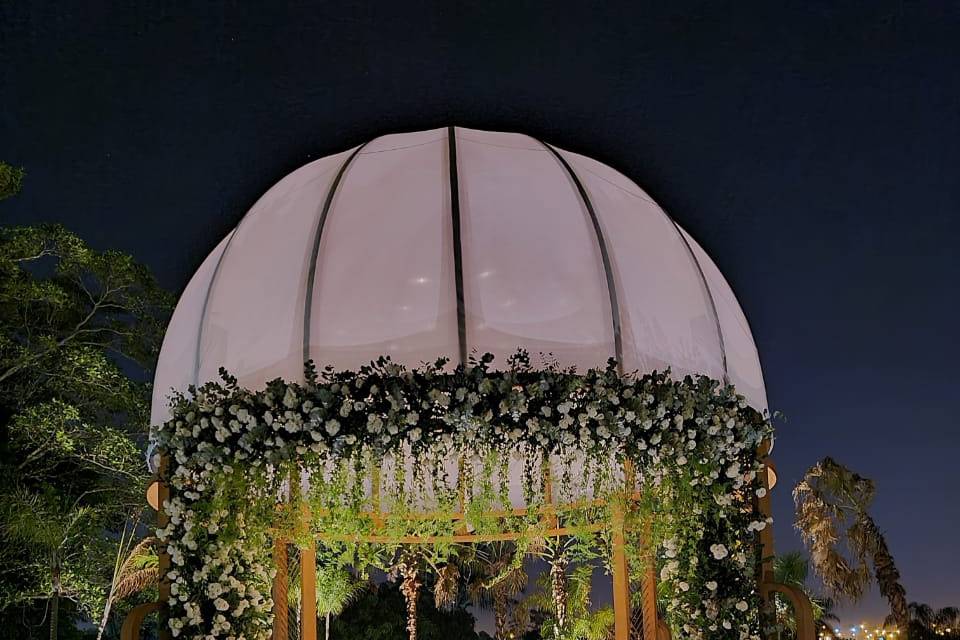 Gazebo decorado